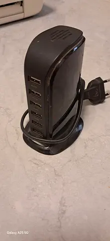 6-Port USB Desktop Charger with EU Plug - Used