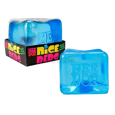 Blue NeeDoh Nice Berg Stress Toy - Squishy Sensory Toy (New)