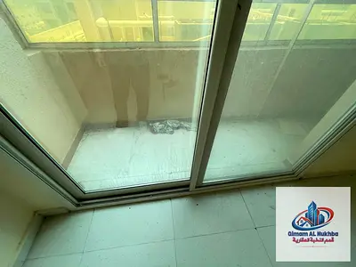 2-bedroom apartment for rent in Al Qasimia Al Nadd Sharjah, balcony, central AC & gas, large space,