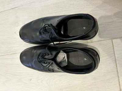 Black leather Rockport mens formal lace-up shoes - Brand New, Never opened, from USA, Large Size