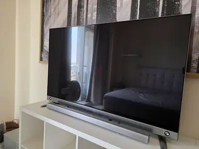 55-inch LG LED TV with Samsung Soundbar / Subwoofer