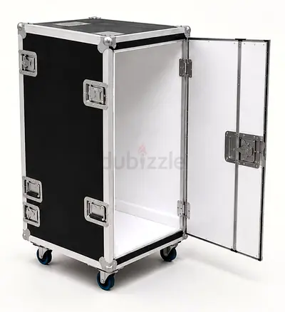 Large professional transport case/cargo box on wheels for transportation and storage 120 cm * 60*60