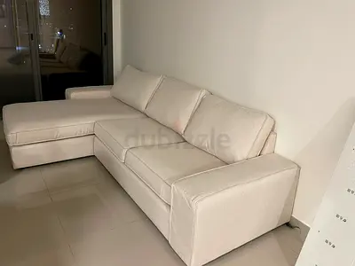Ikea kivik L shape sofa beige Excellent Condition like new