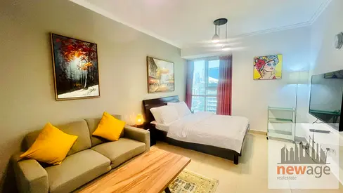 Fully Furnished Studio Apt. For RENT In JLT Cluster C Goldcrest Executive