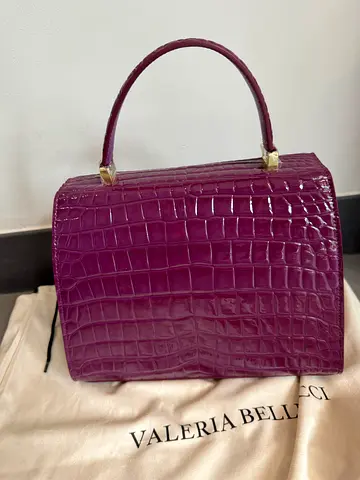 Valeria Bellucci Charmed Charm Crossbody Bag, genuine Italian leather. New in a dust bag, no box.