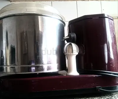 Used electric food processor / mixer with stainless steel bowl