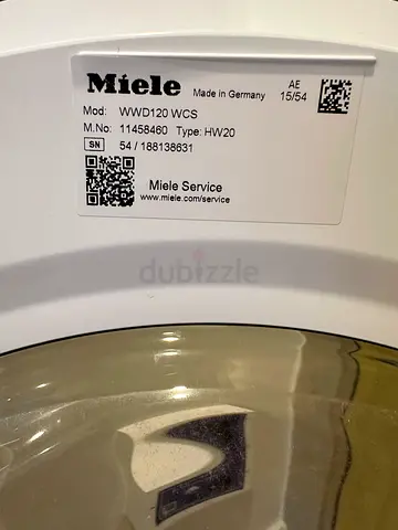 Miele Washingd Machine (Model WWD120 WCS) - Perfect Flawless Condition -I used for 4 months only