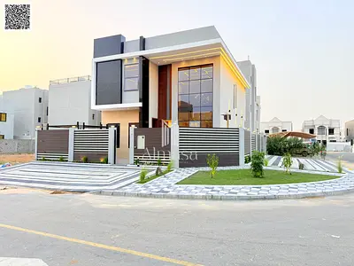 Modern corner villa located on a main street, no registration fees.