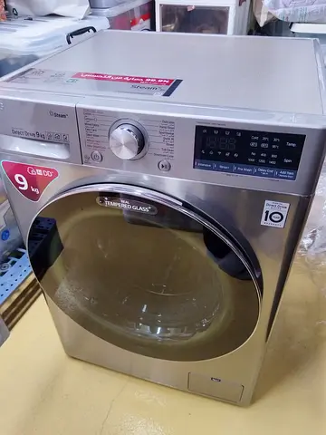 9kg Front Load Washing Machine - Silver