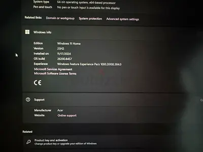 Acer nitro 5 RTX 3050 gaming laptop