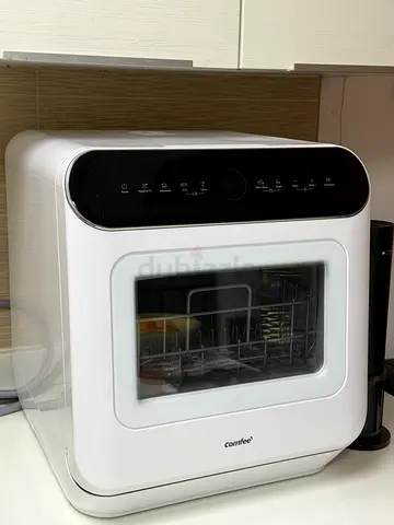 Compact countertop dishwasher with transparent window - gently used