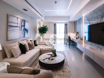 High Floor 1BR | Palm View | 2 Baths