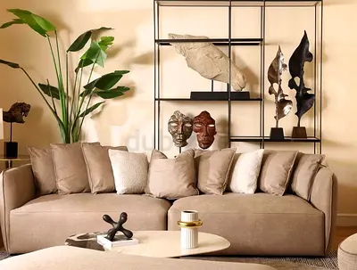 Elegant Design Boucle Fabric 2+3 seater sofa set for living room