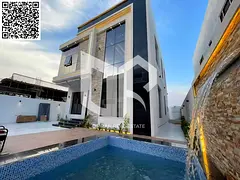 Villa with pool in Al Yasmin, opposite Al Rahmaniya Park | 3 master bedrooms, freehold, open to all