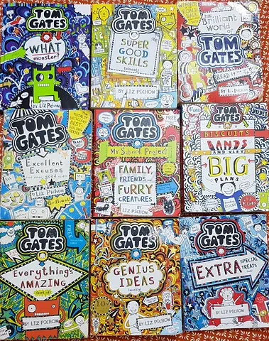 Tom Gates Book Collection by Liz Pichon - 9 Books