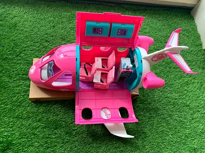 Barbie plane with all its accessories