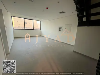 Annual rent | Brand new duplex 2BR hall in Al Helio 2 near Dubai exit. Master rooms, 3 baths, built-in wardrobes & central AC.