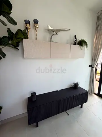 IKEA BESTA TV unit and wall-mounted cabinets set