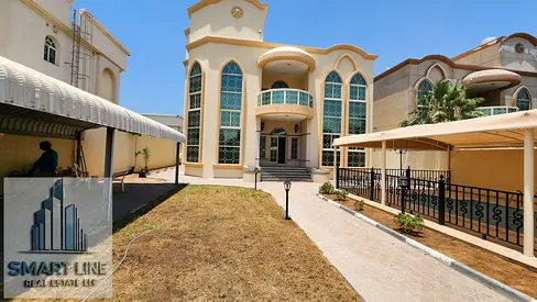 Beautiful 4 BR PLUS VILLA WITH SWIMMING POOL MAJLIS ROOM MAID ROOM 2 LIVING HALLS OUTSIDE NICE SPACE FOR GARDEN AREA HAVE COVERED PARKING