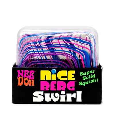 NeeDoh Nice Berg Swirl Super Solid Squish Toy (New)