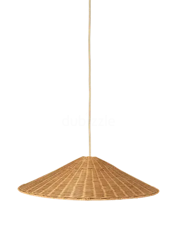 Handwoven Rattan Pendant Light - Natural Woven Ceiling Lamp
