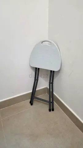 Dining Table cum Computer Desk with bench and foldable stool — Good Condition