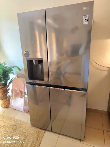 LG Side by Side Digital Invtar latest version refrigerator condition neat and clean good condition