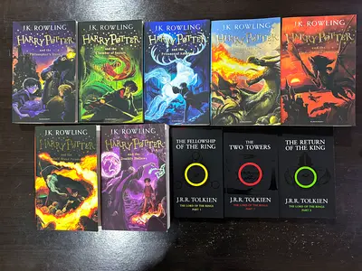 Harry Potter bookset  The Lord of the Rings bookset bundle