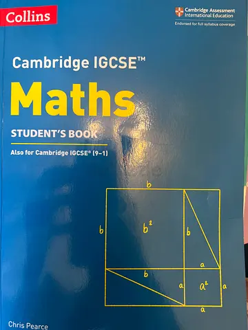 Cambridge IGCSE Maths Students Book (Collins) - Chris Pearce