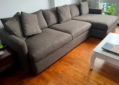 Perfect condition cratebarrel lshape sofa