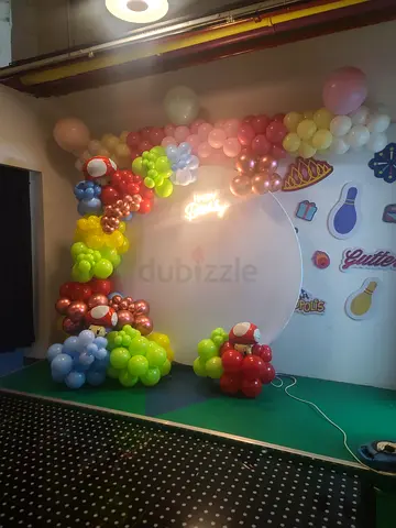 Balloons decorations services Available