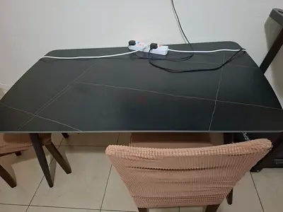 Big table with 3 chairs