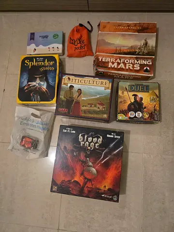 Board game bundle: Terraforming Mars, Viticulture, Scythe, Splendor + more