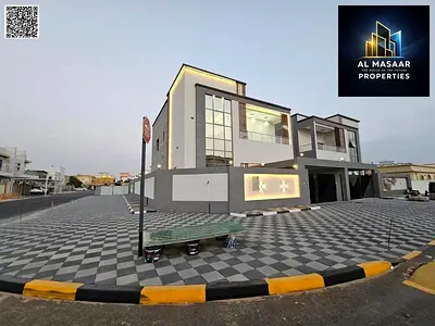 Own a modern corner villa on two streets, with a price that includes air conditioning, registration fees, and ownership, directly on Sheikh Ammar Stre