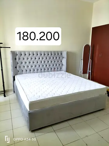 King size bed with matres available for sale
