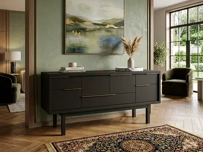 Crate barrel sideboard