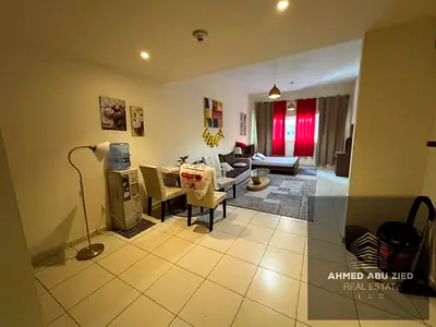 Large furnished studio/full kitchen/central AC/free parking/pool, gym ,garden ,kids area/near Corniche/easy payment plan available now!! Best location