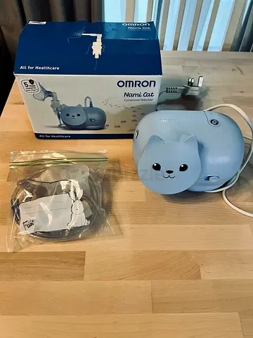 Omron Nami Cat Compressor Nebulizer - Lightly Used, Complete Set