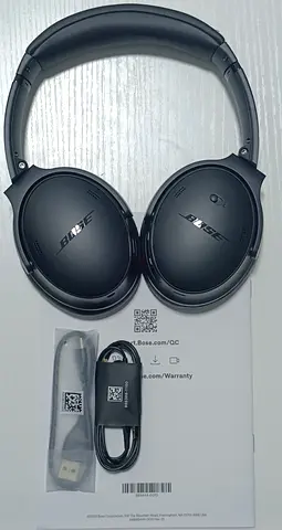 New QC 45 Bose QuietComfort Over-Ear Noise Cancelling Headphones with Case and accessories.