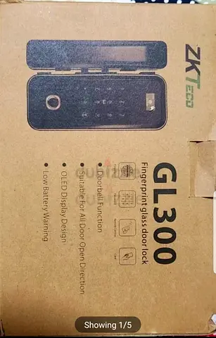 ZKTeco GL300 Smart Fingerprint Glass Door Lock