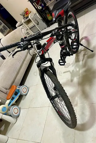 Foldable gear Bicycle red and black color 26size