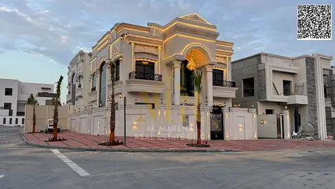فيلا كورنر كلاسيك طابقين تشطيب فاخر بسعر شامل رسوم التسجيل موقع مميز