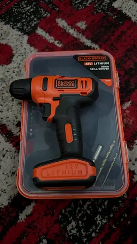 Black  Decker 12V Lithium Cordless Drill/Driver with Case and Bits