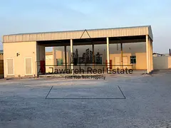 Open warehouse with land for rent in the modern industrial area of ​​Umm Al Quwain