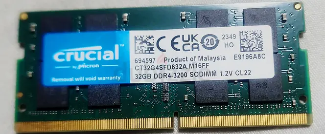DDR4 32GB Laptop RAM