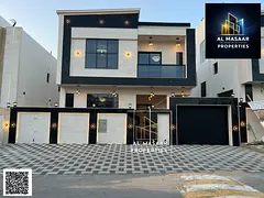 A luxurious villa for sale, combining elegance, comfort, and an ideal location in one of Ajman's