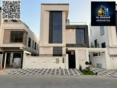 Luxury modern villa for sale, two floors and a roof, central air conditioning, high-end finishes, an