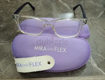 [Negotiable] Mira Flex Clear Frame Reading Glasses with Case