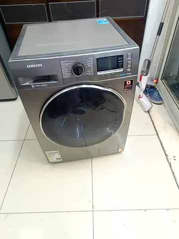 Samsung Front Load Washing Machine - 7kg, Grey, Working Condition