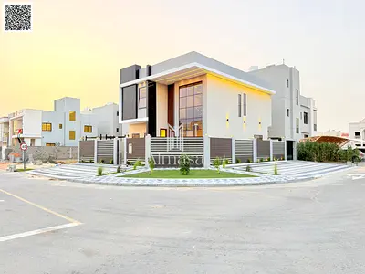 Luxury Modern Corner Villa for Sale in Al Helio 2 Near Azha Mall | 4 Master Bedrooms Villa